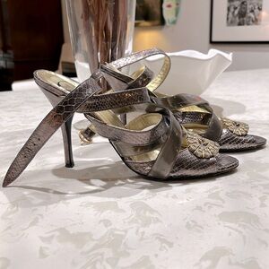 Just Cavalli | Metallic Strappy Sandals